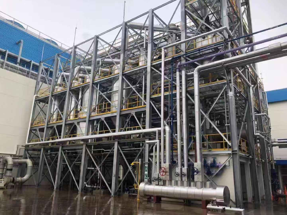 新加坡A公司氯化钠、氯化铵高氟废水三效蒸发结晶系统